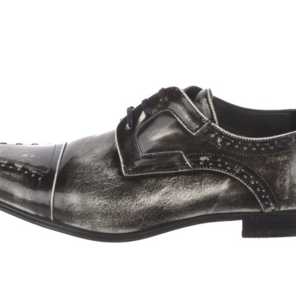 Mezlan Men's Black Leather Dress Shoes—$200